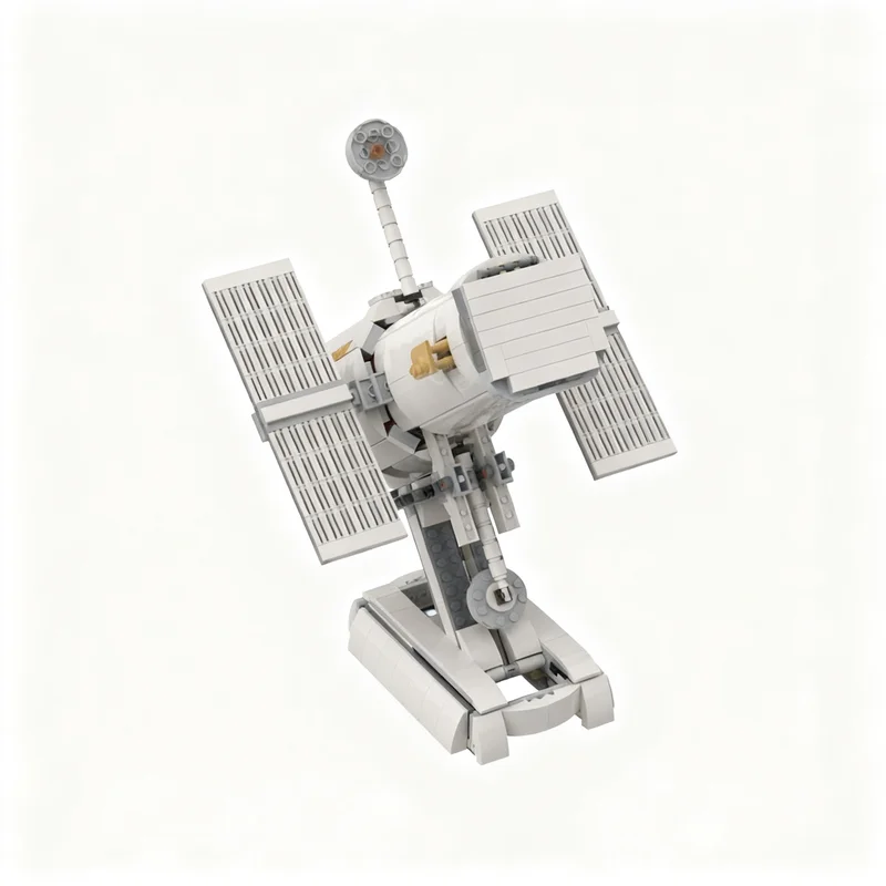 Фото 796 деталей MOC Космический телескоп Хаббл - альтернативная модель сборки NASA Apollo Saturn V, строительные блоки, рождественский подарок, игрушка, 3D-арт. №3