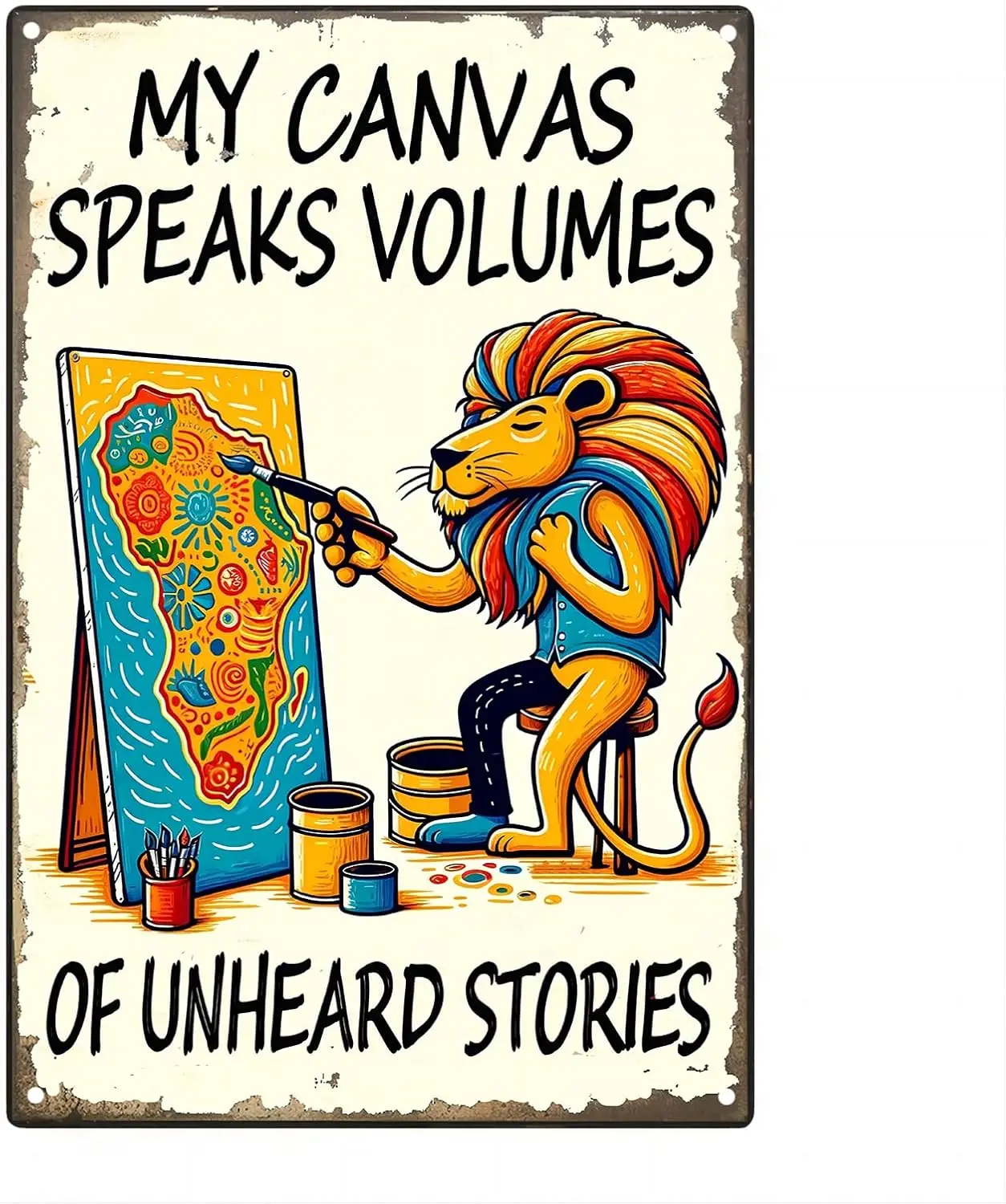 Плакат Hrvest Vlley Lon Metl My Cnvs Speks Volumes of Unherd Storees lumnum Tn Sgn Wll для гостиной декора спальни