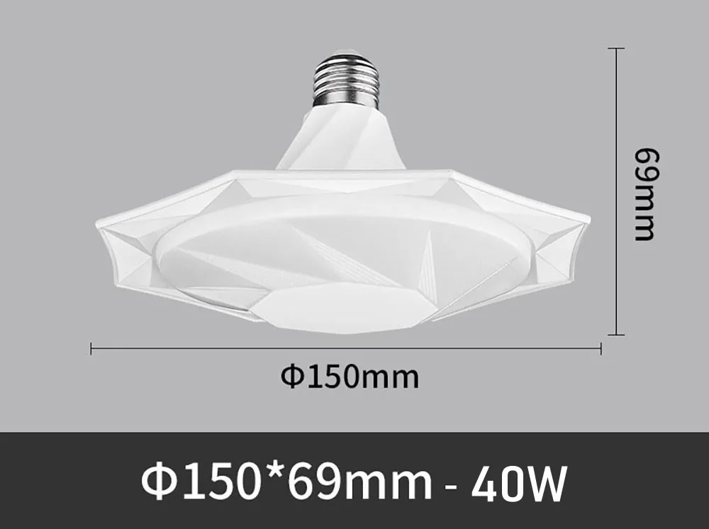 

Светодиодная лампа E27 круглая холодного белого света