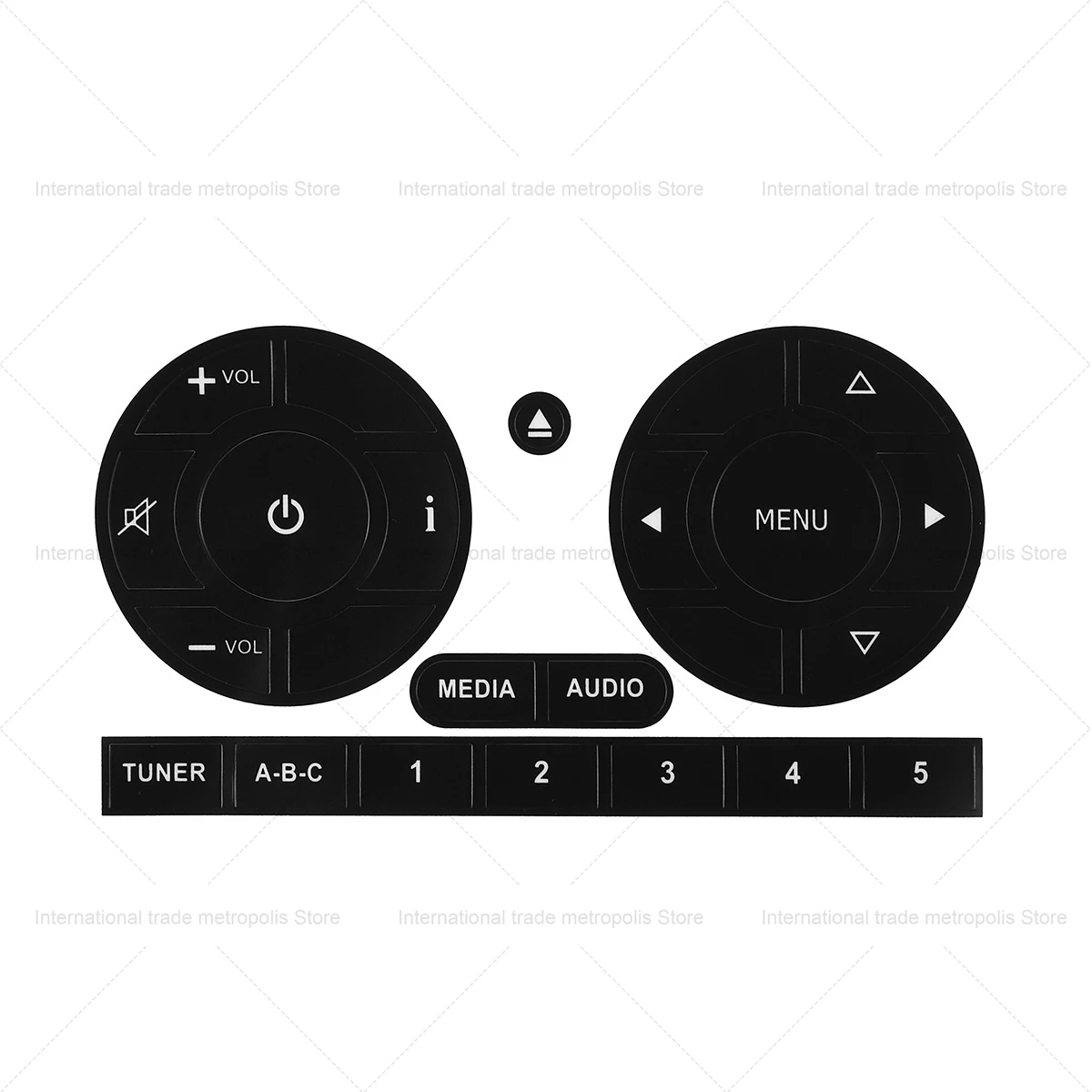 

Автомобильный радиоприемник, стерео, ношенная кнопка, ремонтный комплект, наклейки, наклейки для Fiat 500 2011 2012 2013 2014 2015 2016