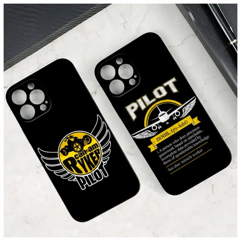 

Can-Am Ryker Pilot Wings Phone Case For Iphone 14 12 11 13 Pro Max Mini X XR XS 7 8 Max SE 2020 Soft Phone Covers