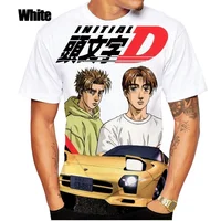 New Summer Hot Sale Initial D Men's/women's Fashion Slim 3D Printing T-shirt Short-sleeved T-shirt Casual Round Neck Top