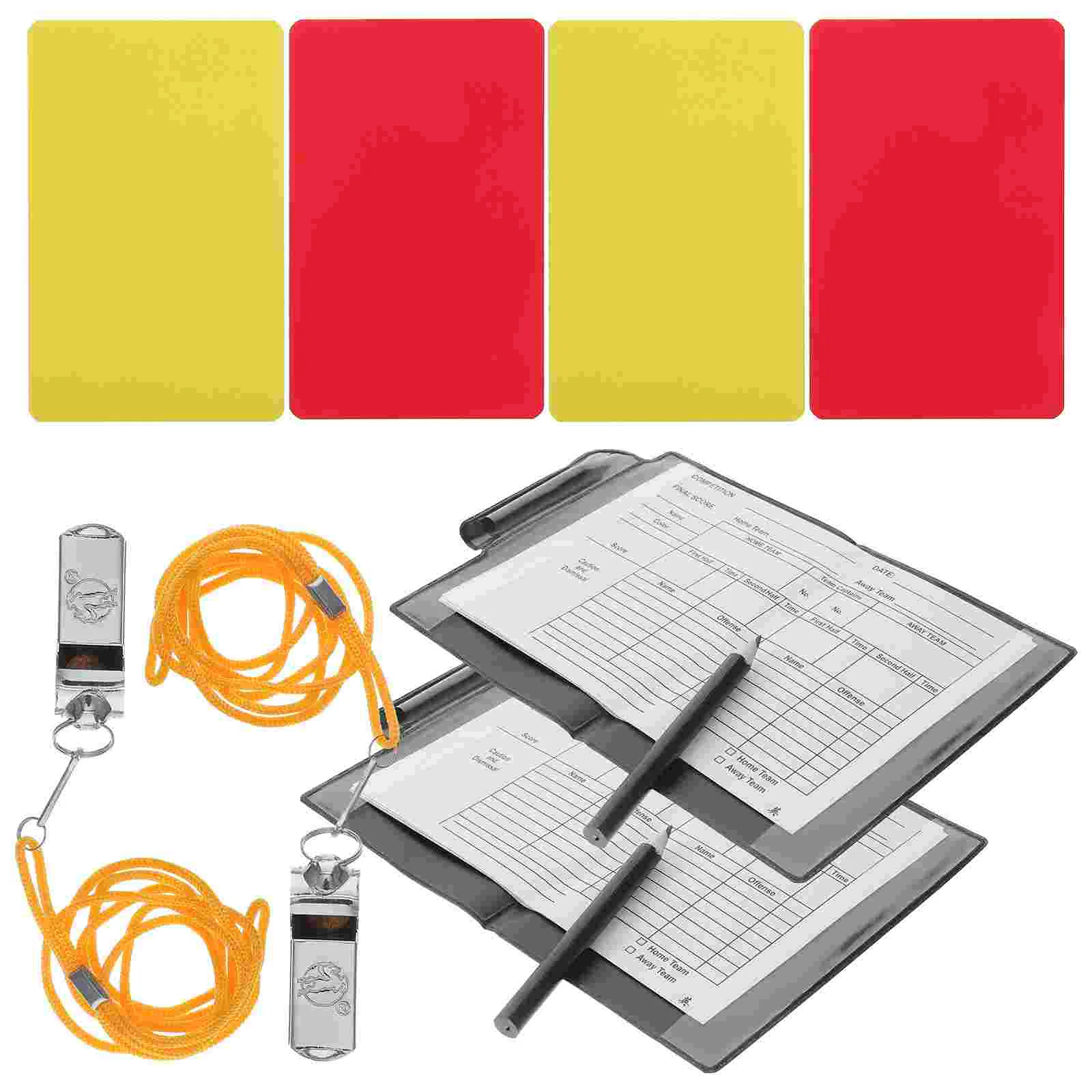 

Referee Red Yellow Card Standard Wallet Multi-function Kit Match Accessory Soccer Motion Pro Tools