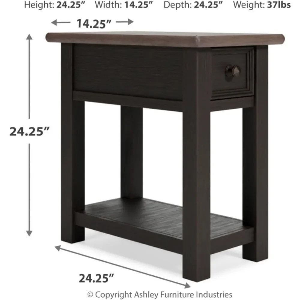 Стол dɺppoint Tib Creek Chair коричневый клёр и blanchiment