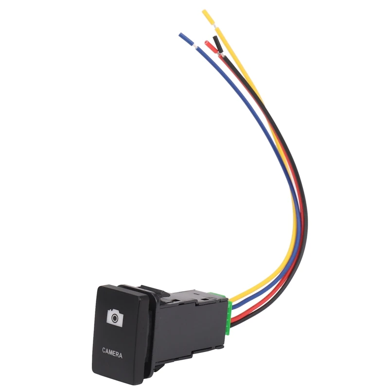 33x22 мм 12 В синяя фотовспышка Переключатель ВКЛ/ВЫКЛ для Toyota Landcruiser Yaris RAV4 черный