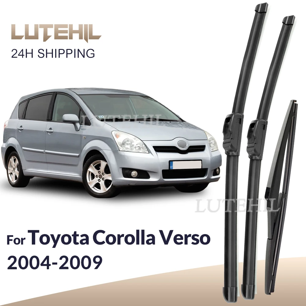 

Для Toyota Corolla Verso 2004-2009 2005 2006 2007 2008 дворники передние и задние щетки стеклоочистителя лобовое стекло 26 "+ 16" + 11"