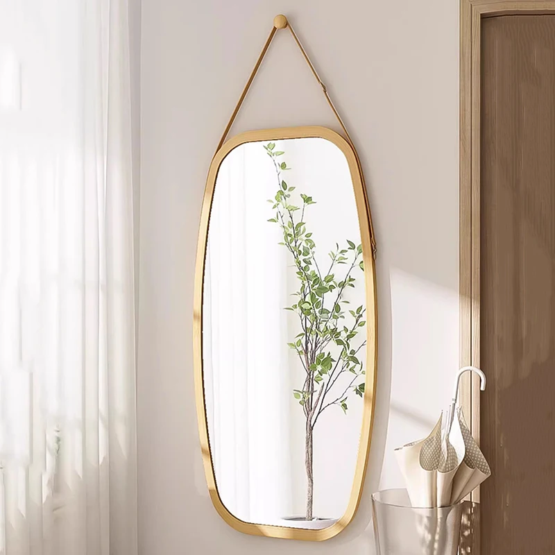 

Glass Wall Decorative Mirrors Room Antique Entrance Frame Vintage Mirrors Dressing Hanging Retro Specchio Da Parete Home Decor