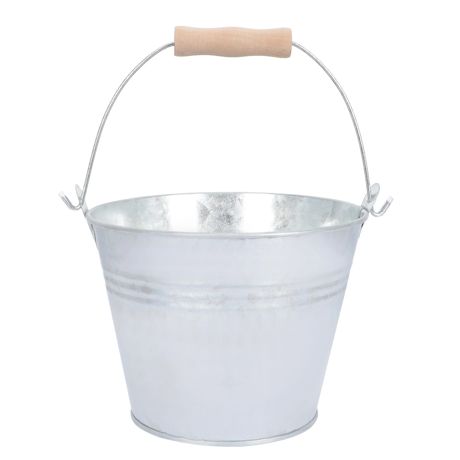 

Flower Planter Bucket Pot Metal Iron Farmhouse Vases Tin Vase Galvanized Vintage Balcony Railing Jug Mini Rustic French Holder