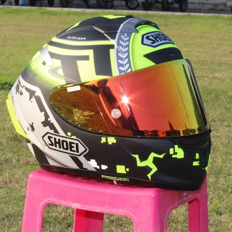 

SHOEI X14 Helmet X-Fourteen R1 60th Anniversary Edition Black Green Helmet Full Face Racing Motorcycle Helmet Casco De Motocicle