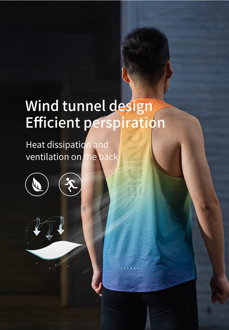 AONIJIE FM5155 Male Men's Quick Drying Sports Vest Ultra-light Cross-country Underwaist Running Sleeveless For Marathon