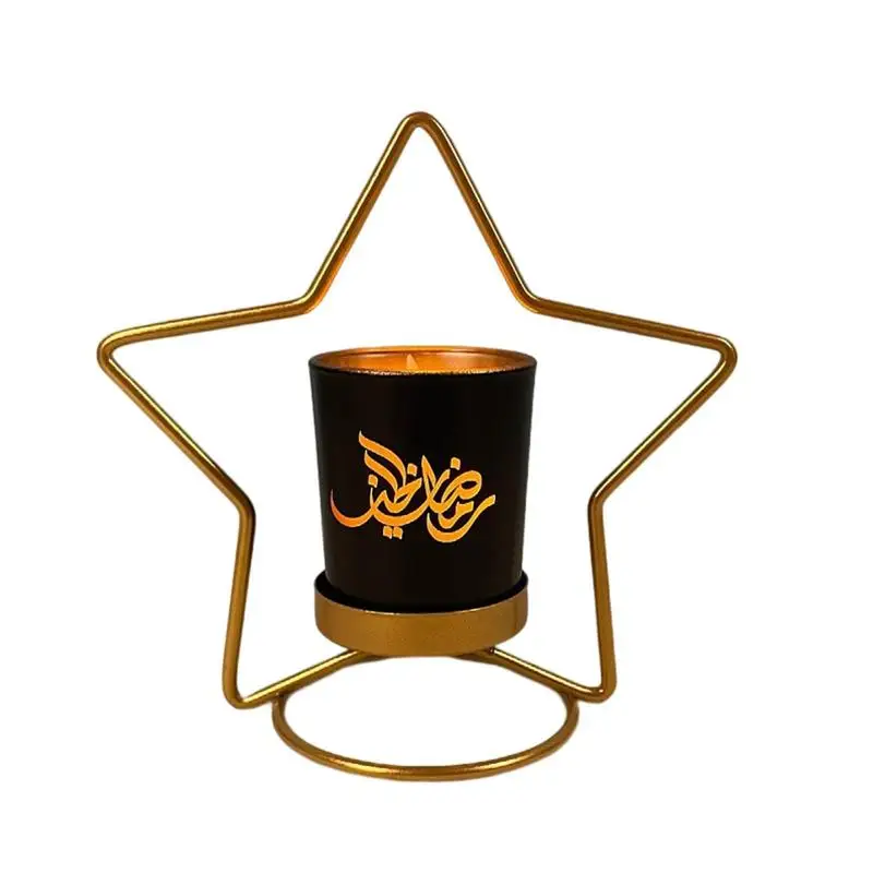 S Star Moon Sun Styles Candle Stand Home Decor Accessories For Eid Festive Valentine's Day Birthday Party