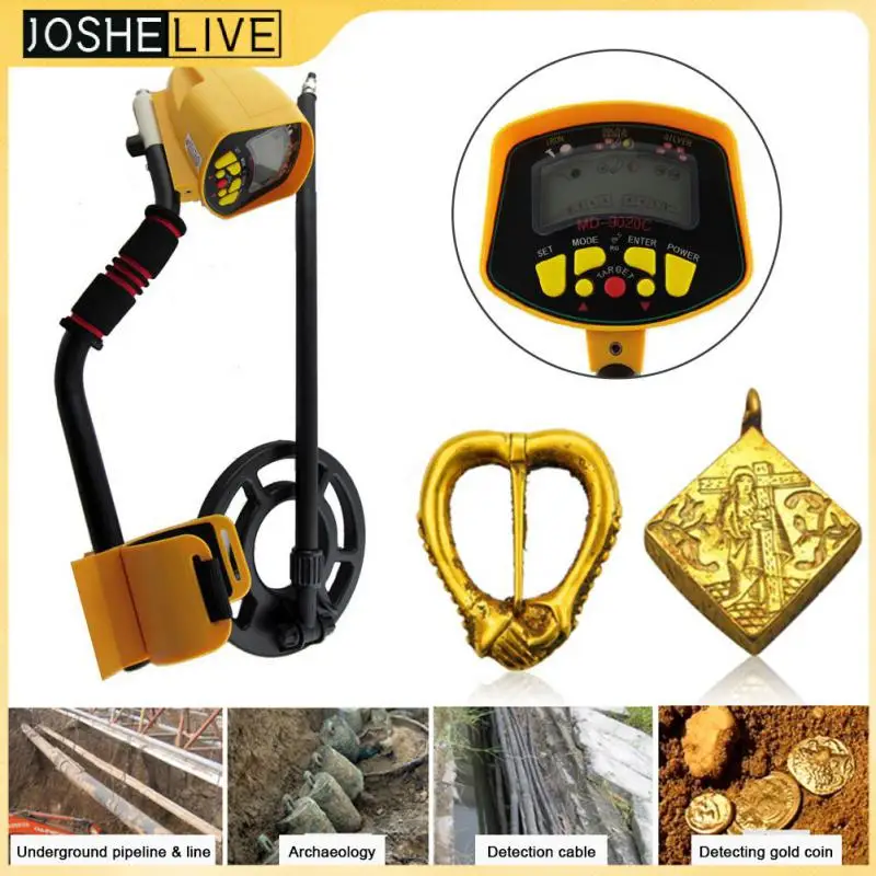 

Металлоискатель с звуковой сигнализацией, подземный металлоискатель с ЖК-дисплеем, водонепроницаемый