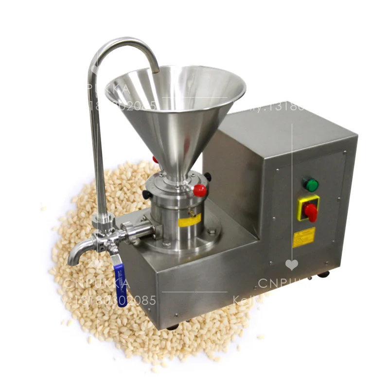 

JMS60 Stainless Steel Peanut Butter Machine Colloid Mill Paste Processing Equipment Grinding Sesame/Walnuts