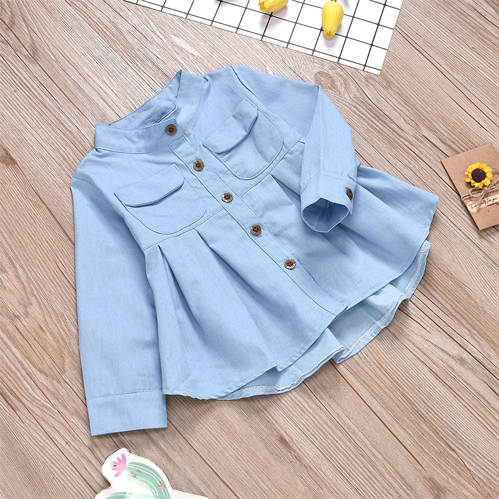 

Comfortable Autumn Clothes Soft Childrens Clothing High Quality Fabric Girls Shirt Fall Fashion Best Seller Durable Fashionable