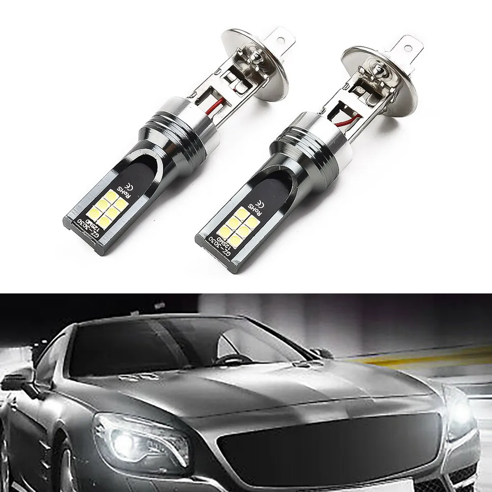 

2pcs H1 LED Headlight Bulbs Conversion Kit 14000LM 6000-6500K White IP68 Waterproof High Low Beam Lamp COB SMD LED Bulb Light