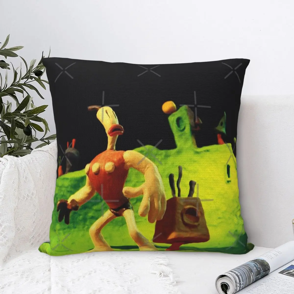 Подушка-чехол для летней подушки большого размера