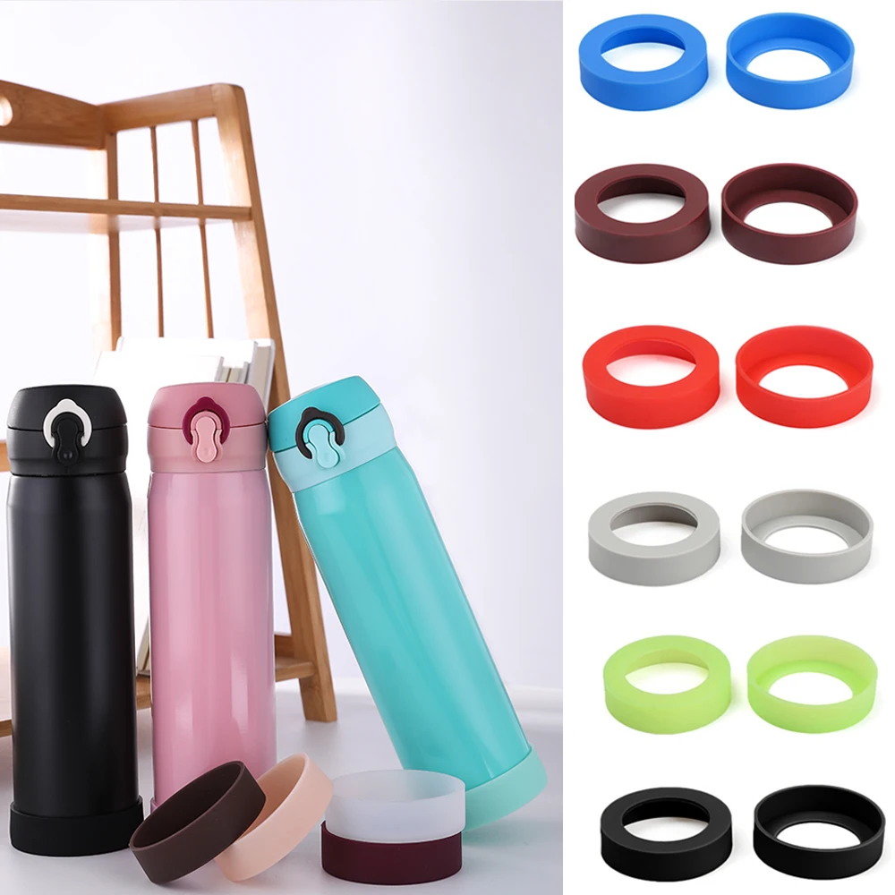 Silicone Thermos Cup Coasters Non-Slip Durable Table Mats Ro