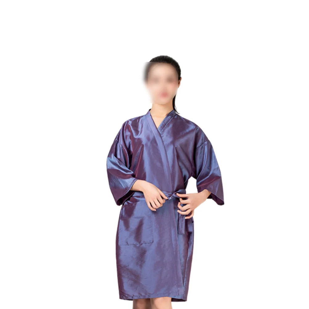 

Hair Apron Salon Barber Robes Robe Gown Client Cape Clothes Perm Kit Womens Cutting Assessories Gowns Capes Dyeing Smock