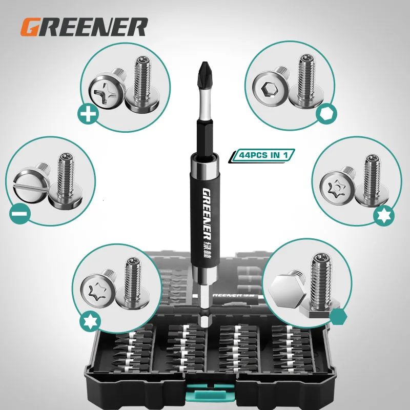 GREENERY Electric Screwdriver Batch Head Set Household Impac