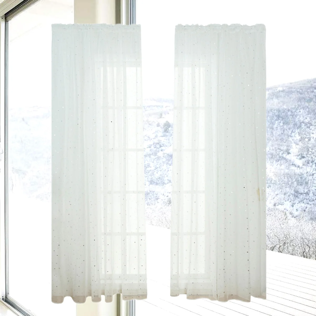 

Window Sheer Curtains Grommet Panels Sheer Curtains Small Semi Sheer Voile See Through Window Curtain Grommet Panels Child