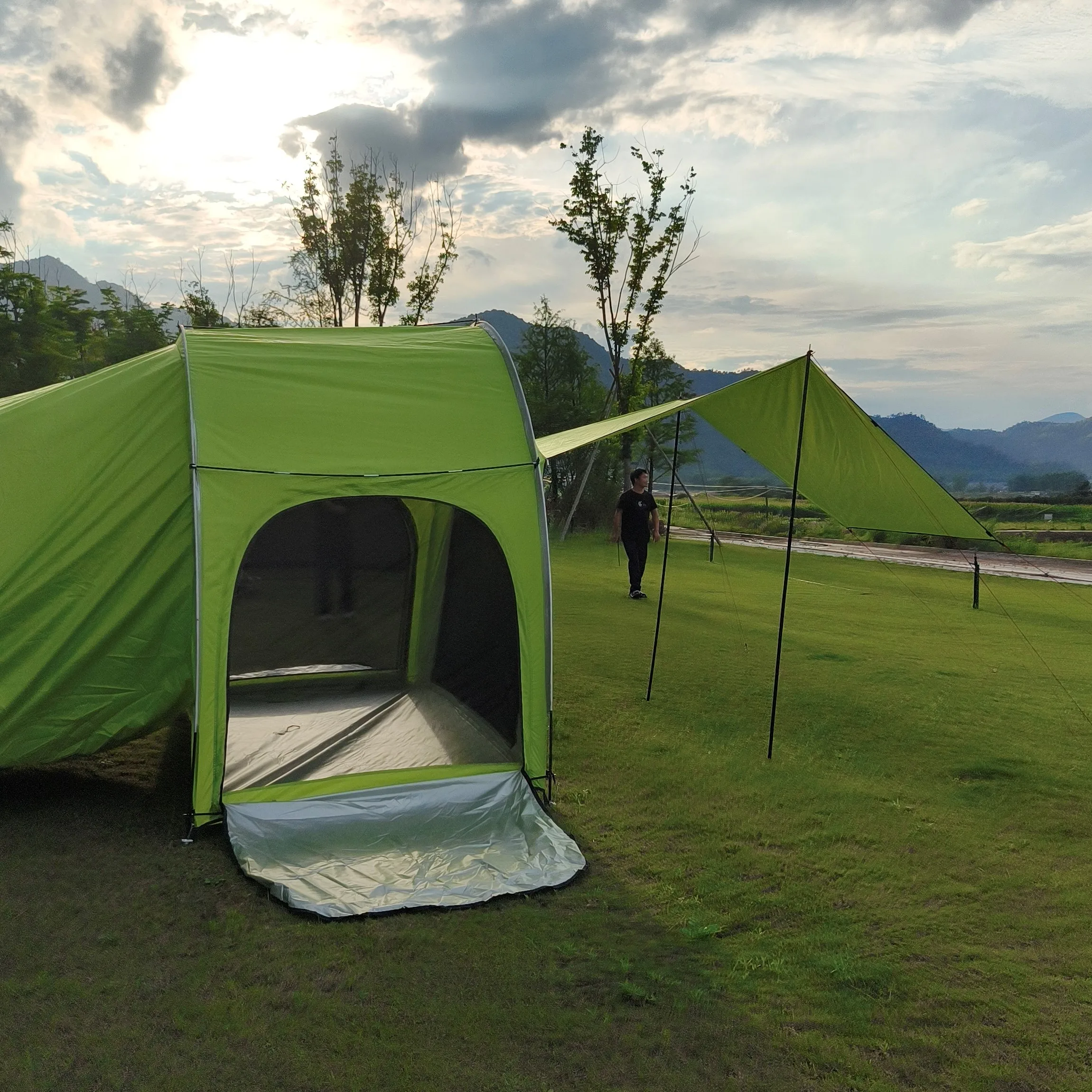 Палатка для кемпинга на 5 человек 6 Стандартная задних ворот легко