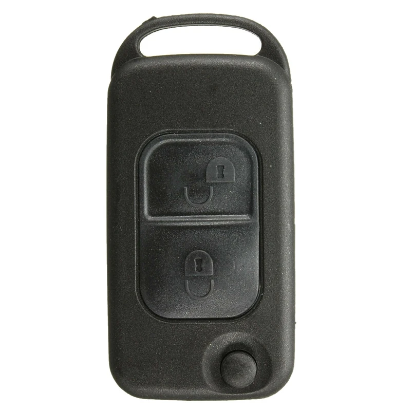 Чехол для выкидного ключа с двумя кнопками HU64 Blade FOB Mercedes Benz A C E S W168 W202 Car