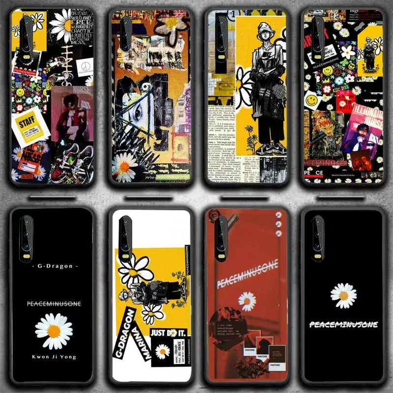 

GD Dragon Peaceminusone Daisy Phone Case For Huawei G7 G8 P7 P8 P9 P10 P20 P30 Lite Mini Pro P Smart Plus Cove Fundas