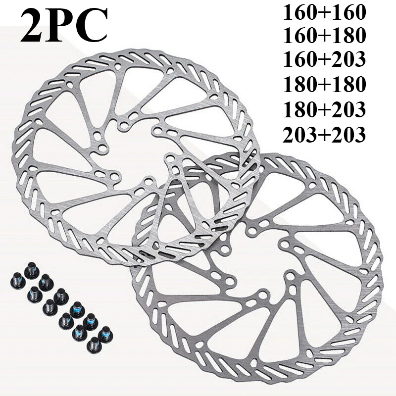 160/180/203mm Bicycle Disc Brake Rotors 
