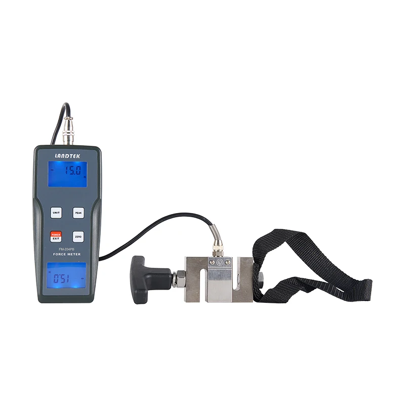Фото FM-204PB Измеритель силы тормоза автомобиля 100 кгс 1000 Н 220 фунтов Цифровой датчик силы педали Тестер силы управления №1
