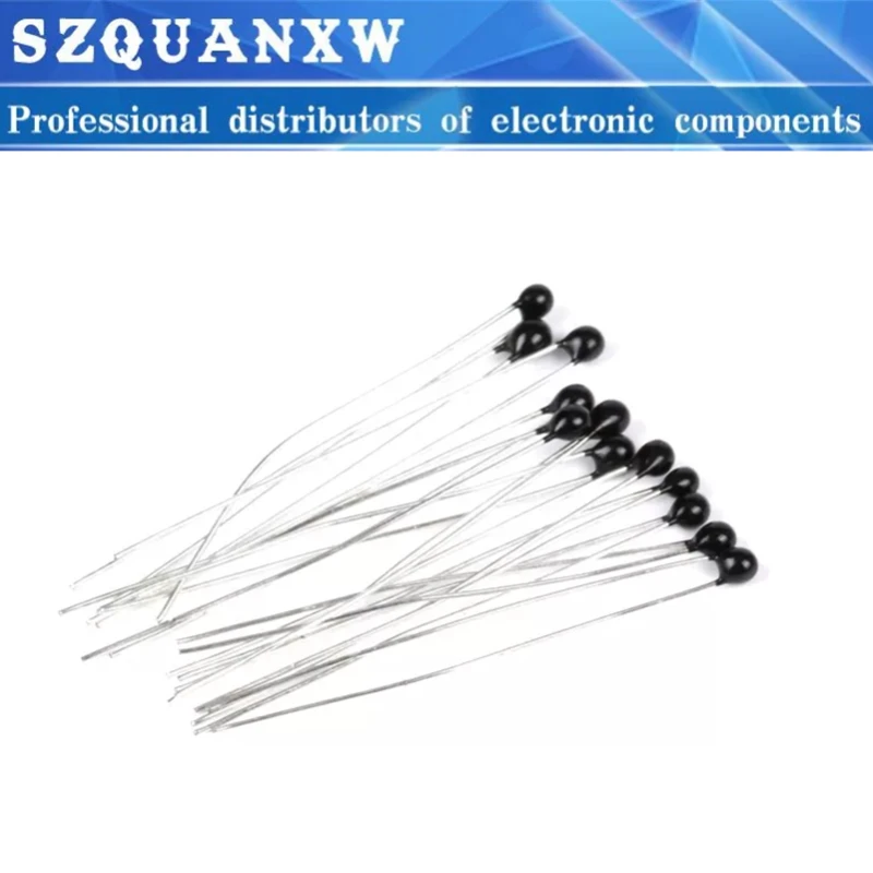 20 шт. NTC-MF52AT NTC термистор MF52 терморезистор 1K 2K 3K 4 7K 5K 10K 20K 47K 50K 100K OHM 3590 5%