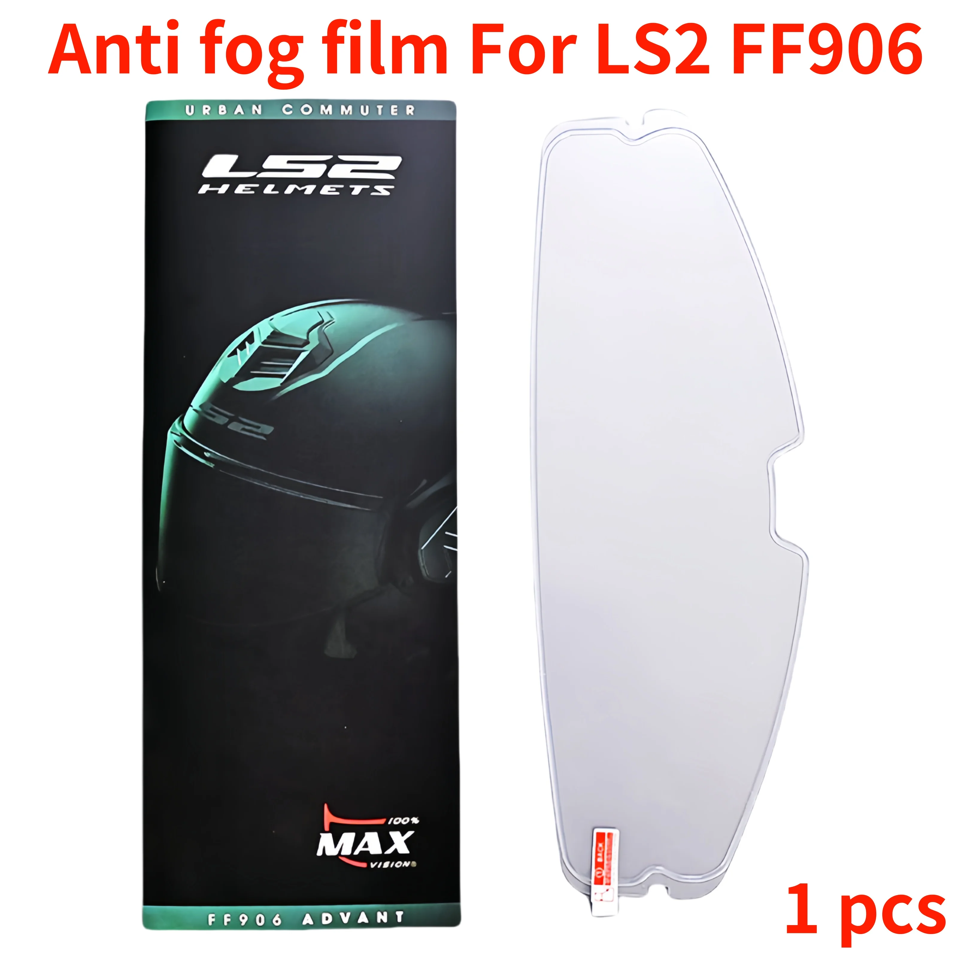 

Противотуманная пленка ff906 для LS2 FF906 Advant Flip Up, полнолицевые шлемы, вставки для козырька шлема, прозрачная противотуманная нашивка