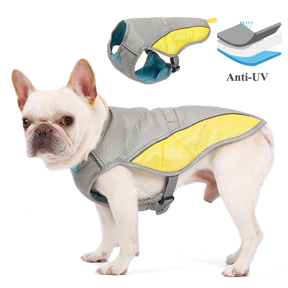 

Cooling Vest for Dogs Hot Weather Summer Dog Jacket with Evaporative Cool Microfiber Technology UV Protection Shirt Adjustable