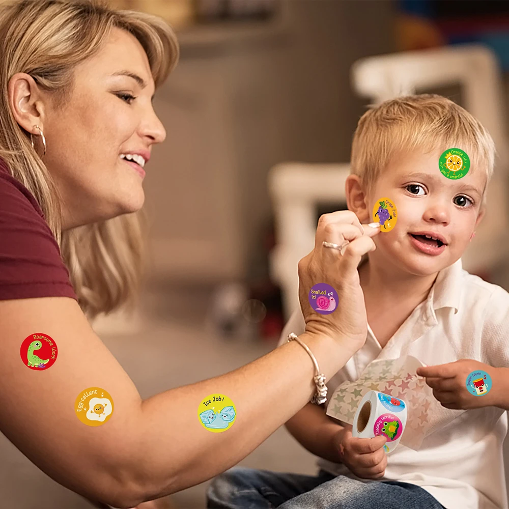 1000 Шт. Вдохновляющие Забавные Наклейки Искусственные Продукты Питания