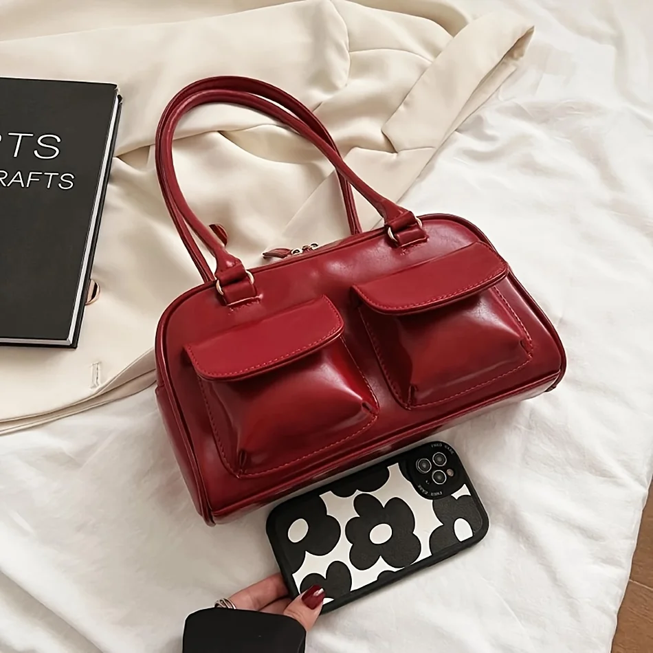 Сумка на плечо Guge Y2K из искусственной кожи женская сумочка с карманом Shangduo