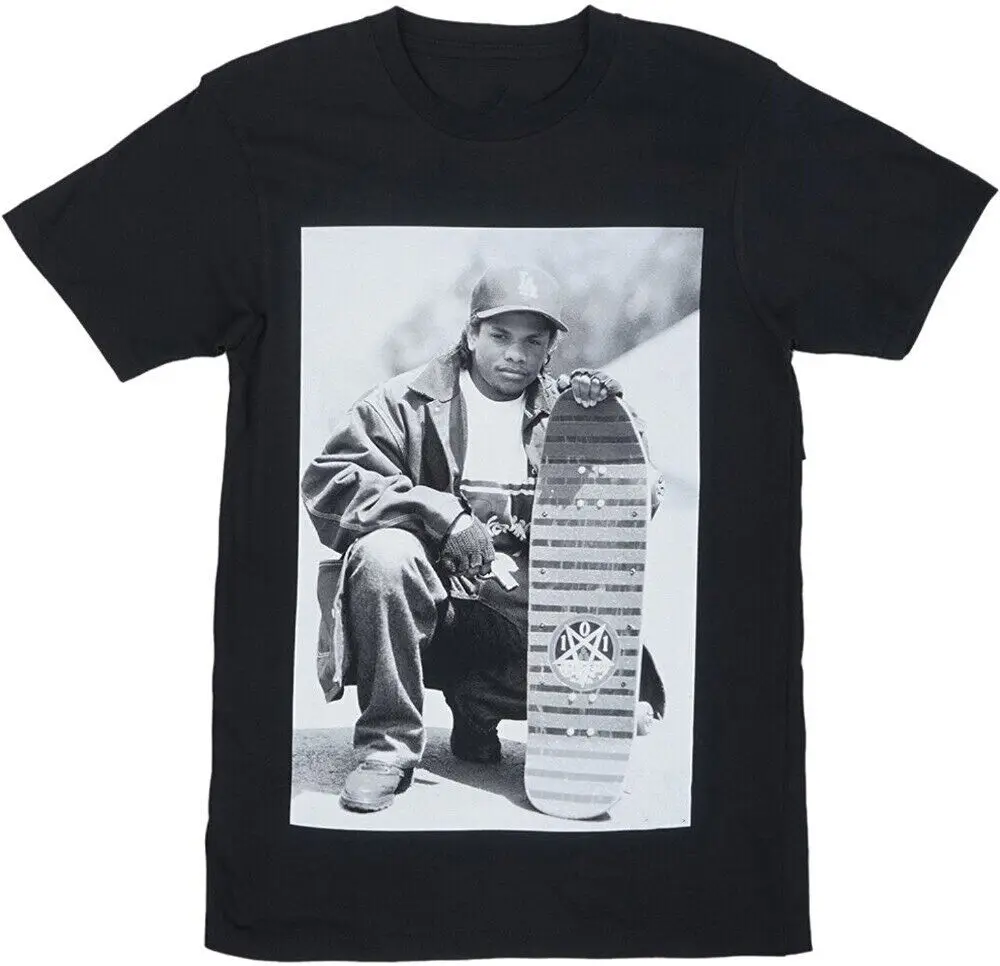 Рубашка Retro Str8 off tha Streetz of Eazy Классическая черная унисекс S-4XL CC1894