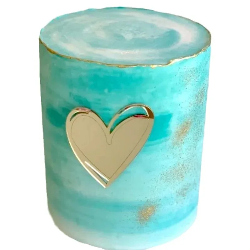 2024 Романтический торт в форме сердца на день рождения Tokin для свадебной вечеринки