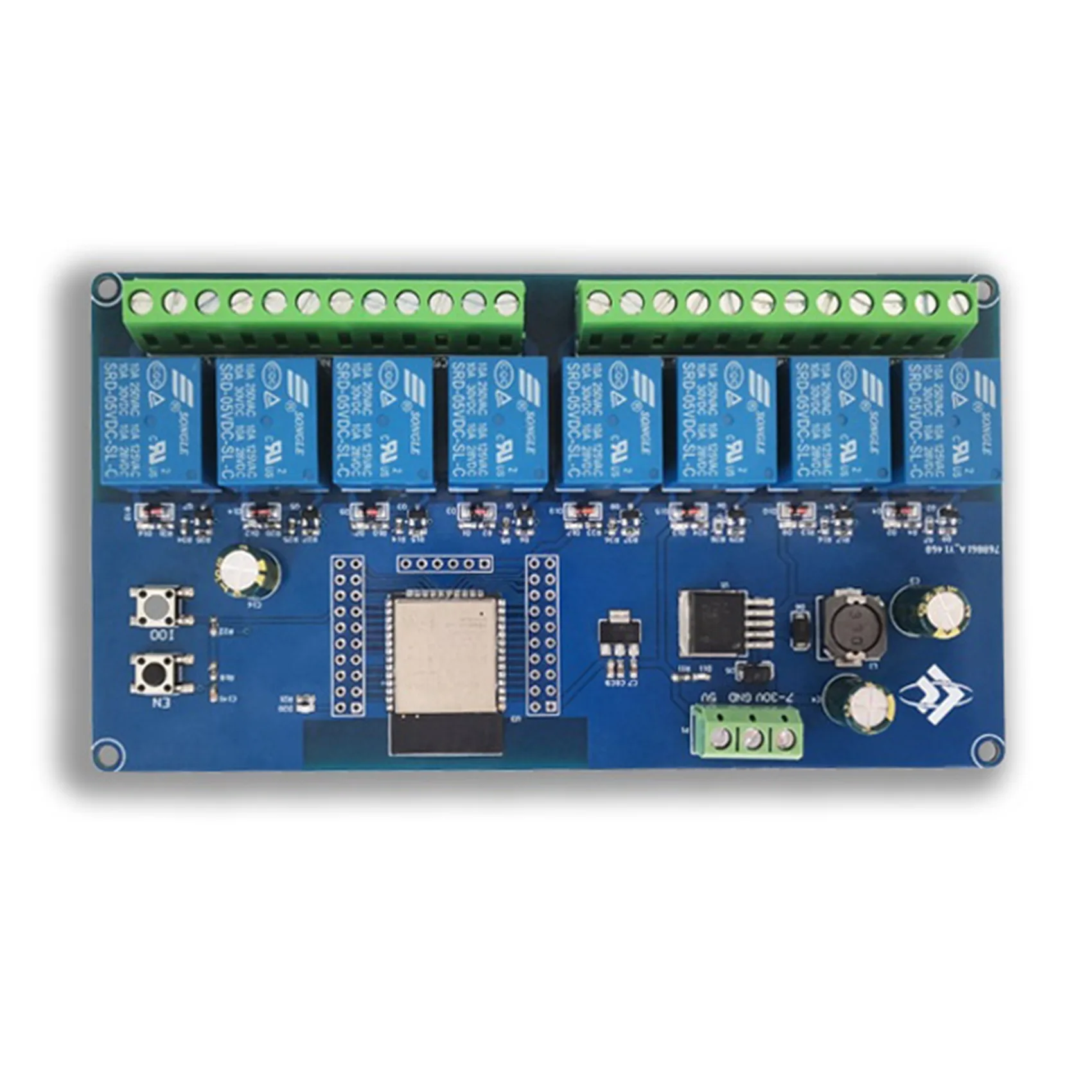 

DC5-30V Power Supply ESP32 WIFI Bluetooth BLE 8 Way Relay Module ESP32-WROOM Secondary Development Board