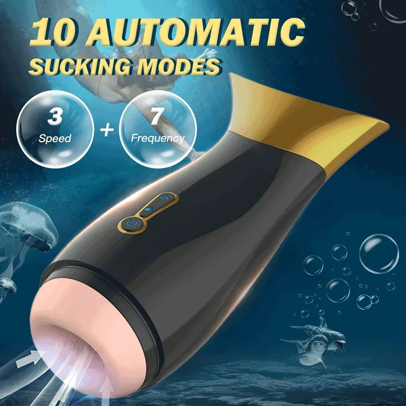 Automatic Sucking Male Masturbator Heating Multi Speed Vibrator Real 3D Texture Pussy Vagina Masturbation Cup Sex Toys for Men