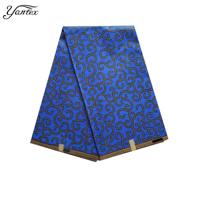 

YANTEX настоящий воск, искусственная кожа, модный настоящий фотографический материал, Анкара 6 ярдов/штука для свадьбы