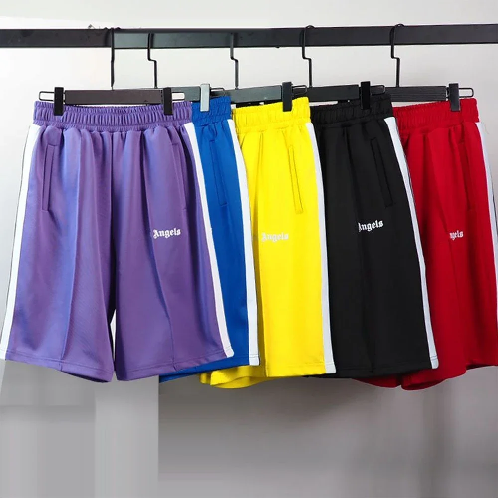 

Angel Men's Capri Pants Loose drawstring shorts Basketball cotton sports casual shorts