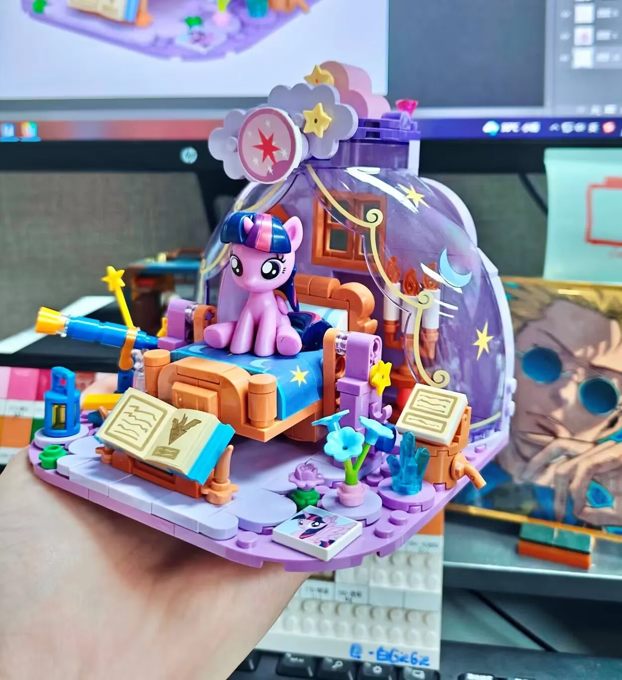 Фото Горячая новинка My Little Pony Dream Ripple Series, развивающие строительные блоки из мелких частиц, сборные игрушки для детей №2