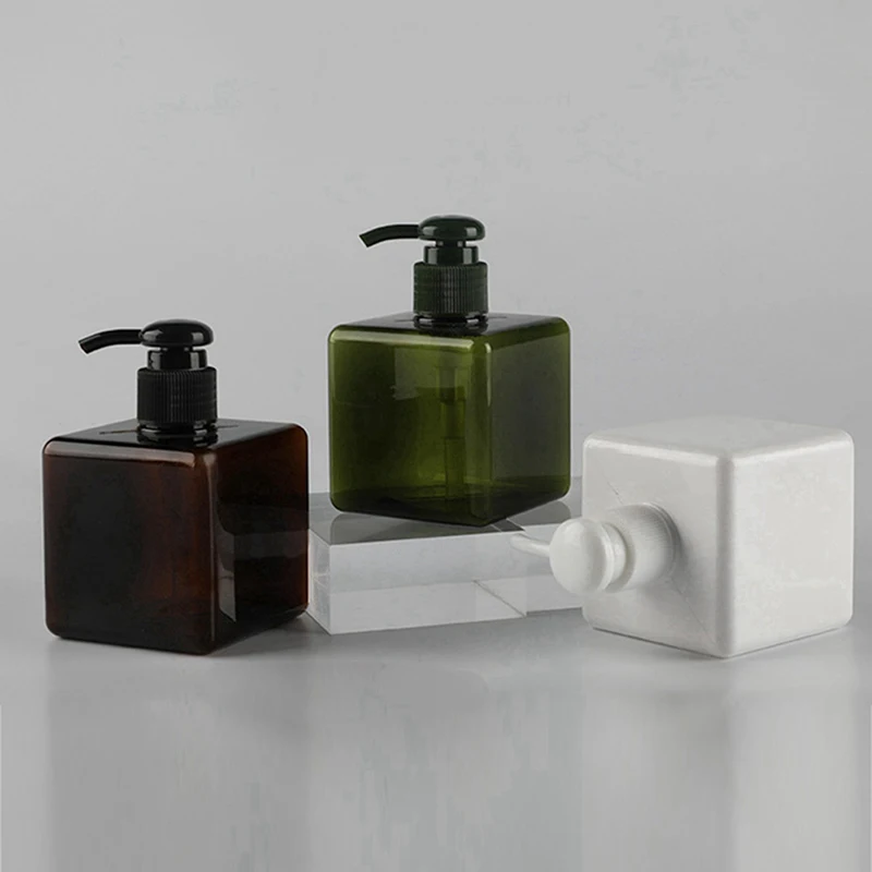 Bathroom Shampoo Bottle Soap Dispenser Body Wash Hair Conditioner Refillable Bottle Plastic Storage Jar 250/450/500/650ML images - 6