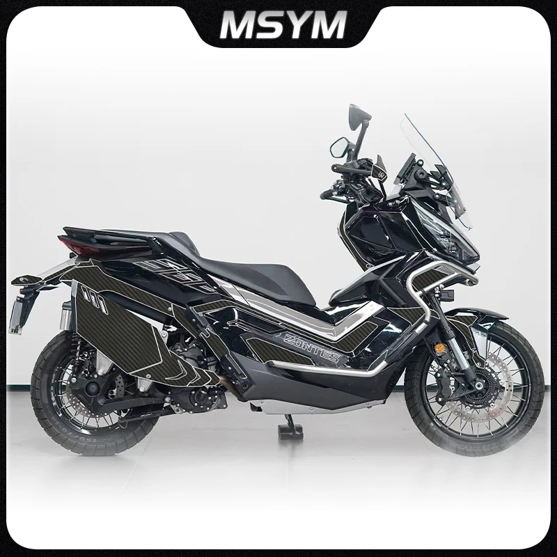 Для ZONTES 368G ZT368G 368 G 2024 3D наклейка на топливный бак из углеродного волокна, защитная пленка для тела, водонепроницаемая наклейка, пленка, аксессуары