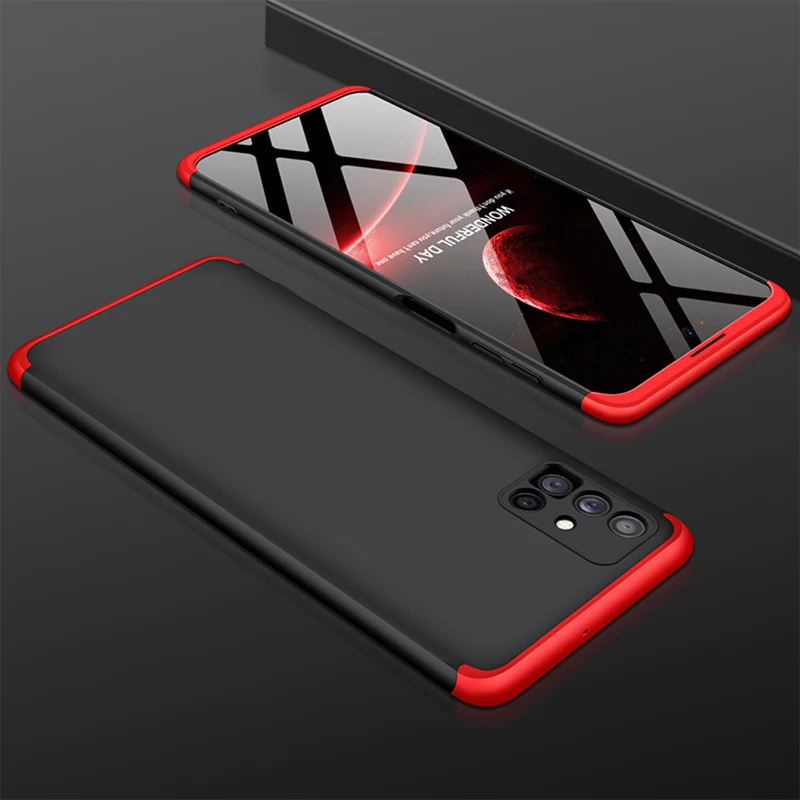 

GKK For Samsung Galaxy M51 A50 A51 A71 5G Case 3 in 1 Anti-knock Matte Hard Pc Cover For Samsung Galaxy M51 A50 A51 A71 5G Cases