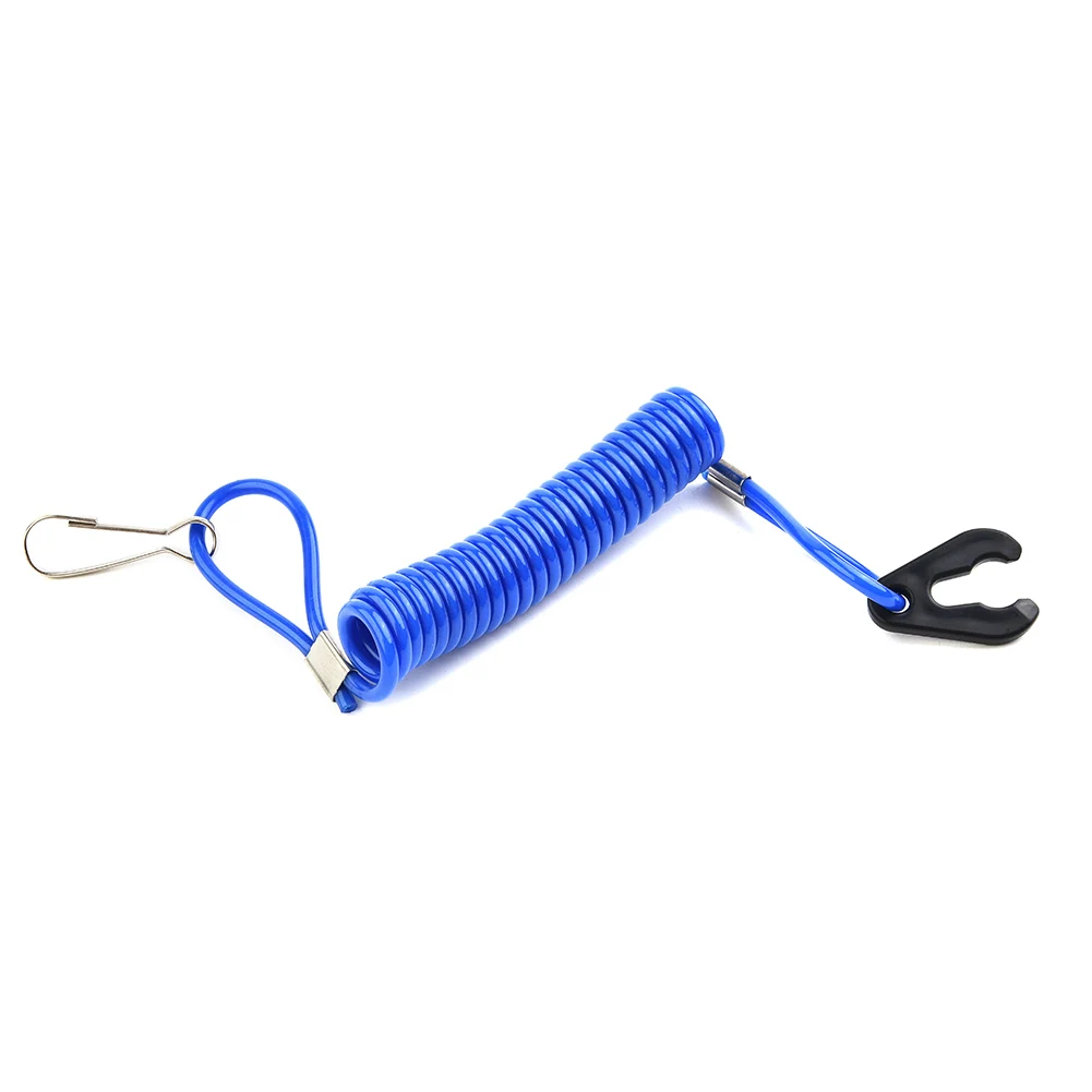 

Floating Kill switch key Safety Lanyard Blue TPU+PVC For Honda Replacement Accessory Parts 1pc Jet ski Outboard
