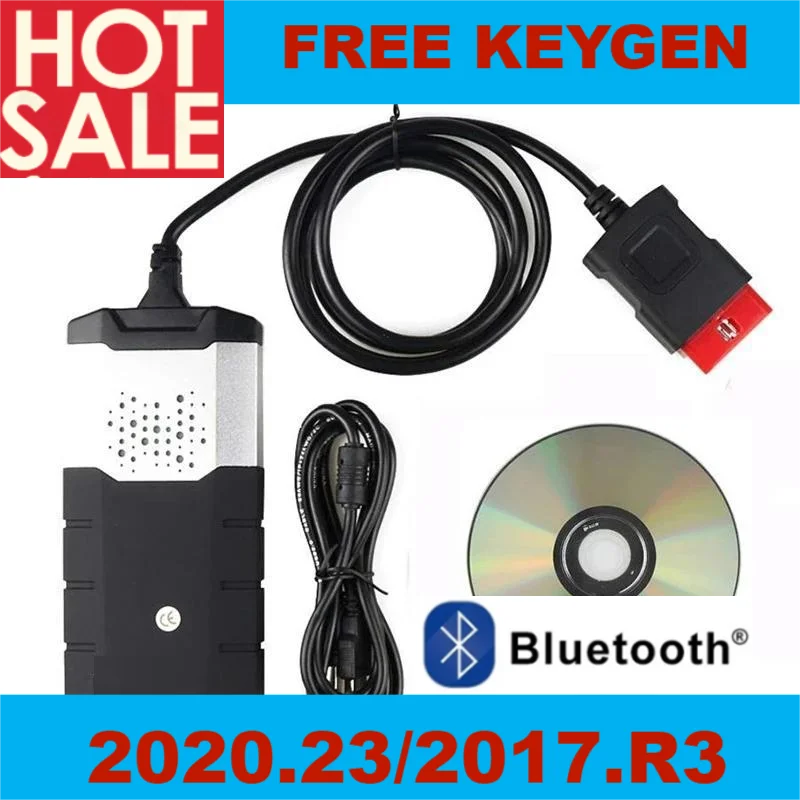 VD delphis ds150e 2020.23/2017.R3 V3 NEC Diagnostic Tool New VCI with KEYGEN Bluetooth Obd2 Car Truck Obd Scanner ds150