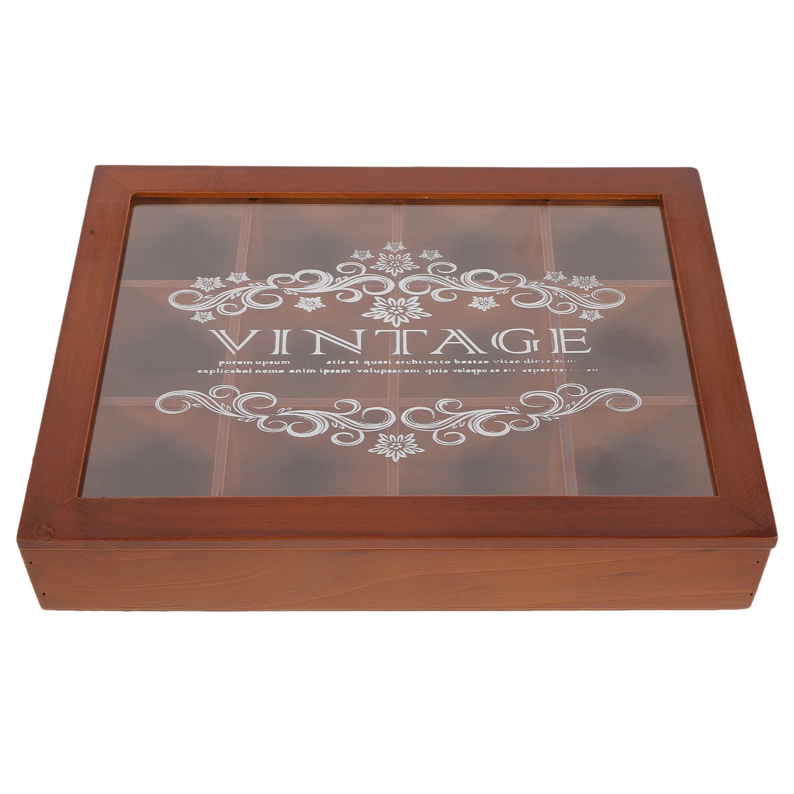 

Wooden Jewelry Organizer Box Retro Jewelry Case Trinket Storage Box Hair Band Storage Case