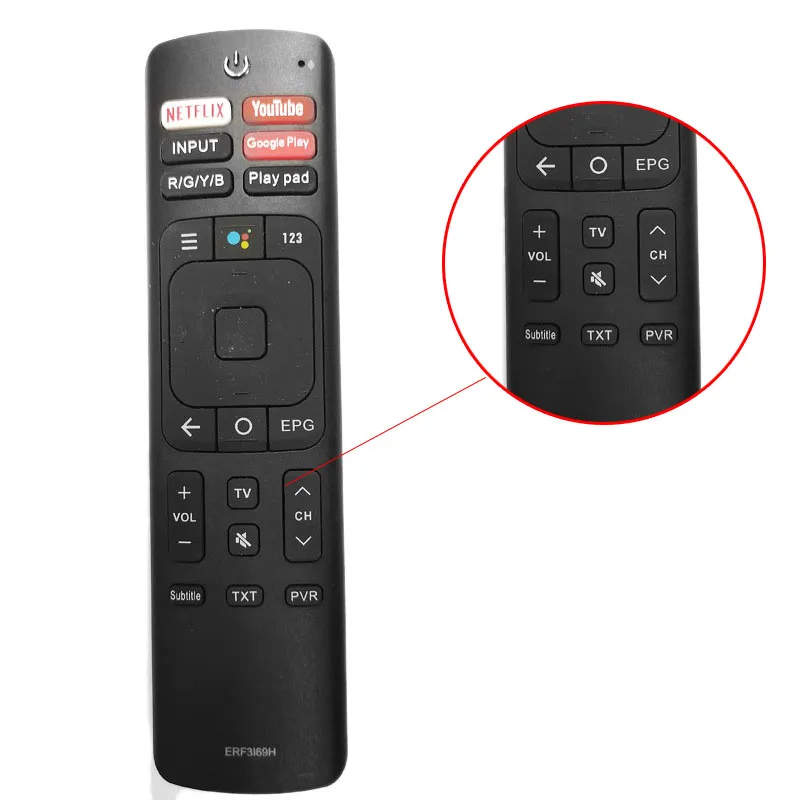

For Hisense Hd Remote Control Erf3i69h 55Rg Erf3169h 50Rg Uhd 4K Tv