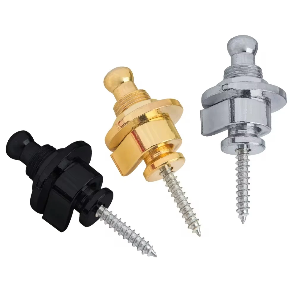 Пуговицы для гитарного ремня комплект из 2 шт. металлический конец M размер гитары