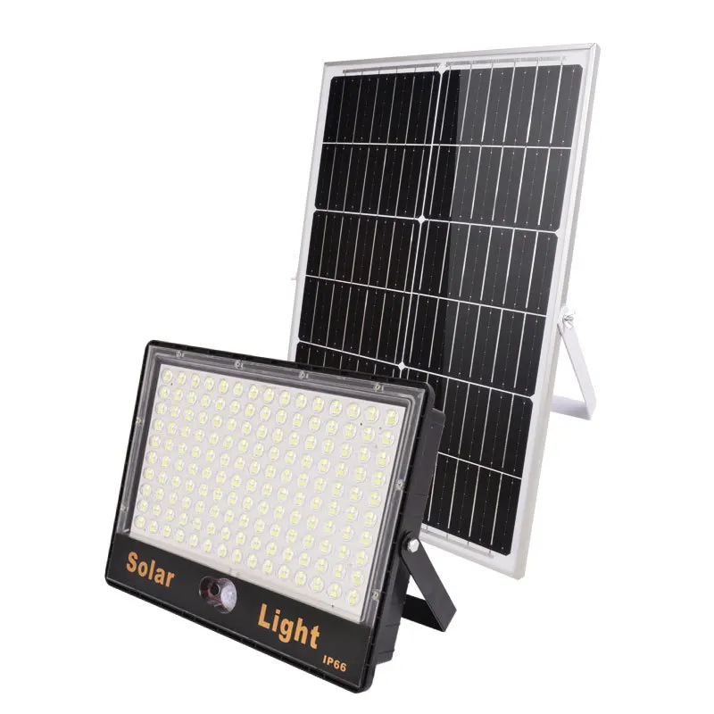

Outdoor Led Solar Spotlights Aluminum Solar Panels Motion Sensor Waterproof Super Bright Remote Solar Street Flood Wall Light